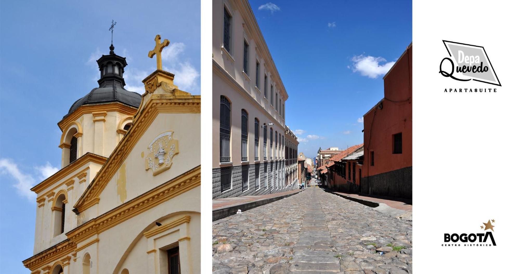Depa Quevedo - Trendy Revamped Flat - Exceptional Spot In Bogota'S Historic Colonial Square - Candelaria Экстерьер фото