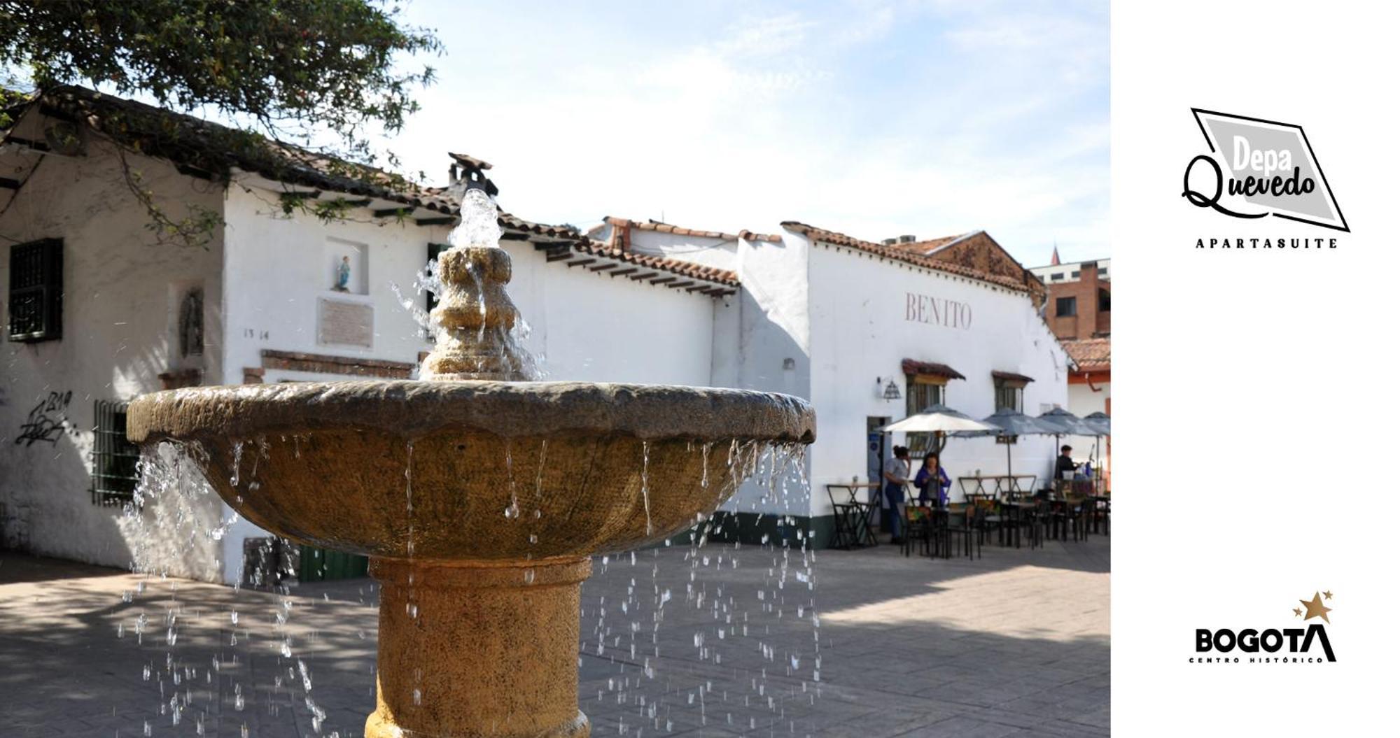 Depa Quevedo - Trendy Revamped Flat - Exceptional Spot In Bogota'S Historic Colonial Square - Candelaria Экстерьер фото