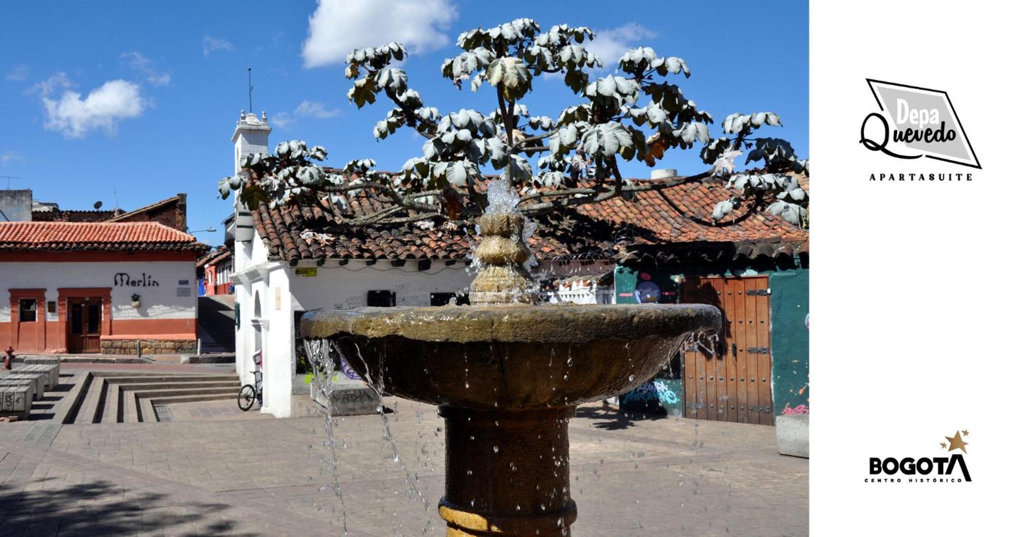 Depa Quevedo - Trendy Revamped Flat - Exceptional Spot In Bogota'S Historic Colonial Square - Candelaria Экстерьер фото