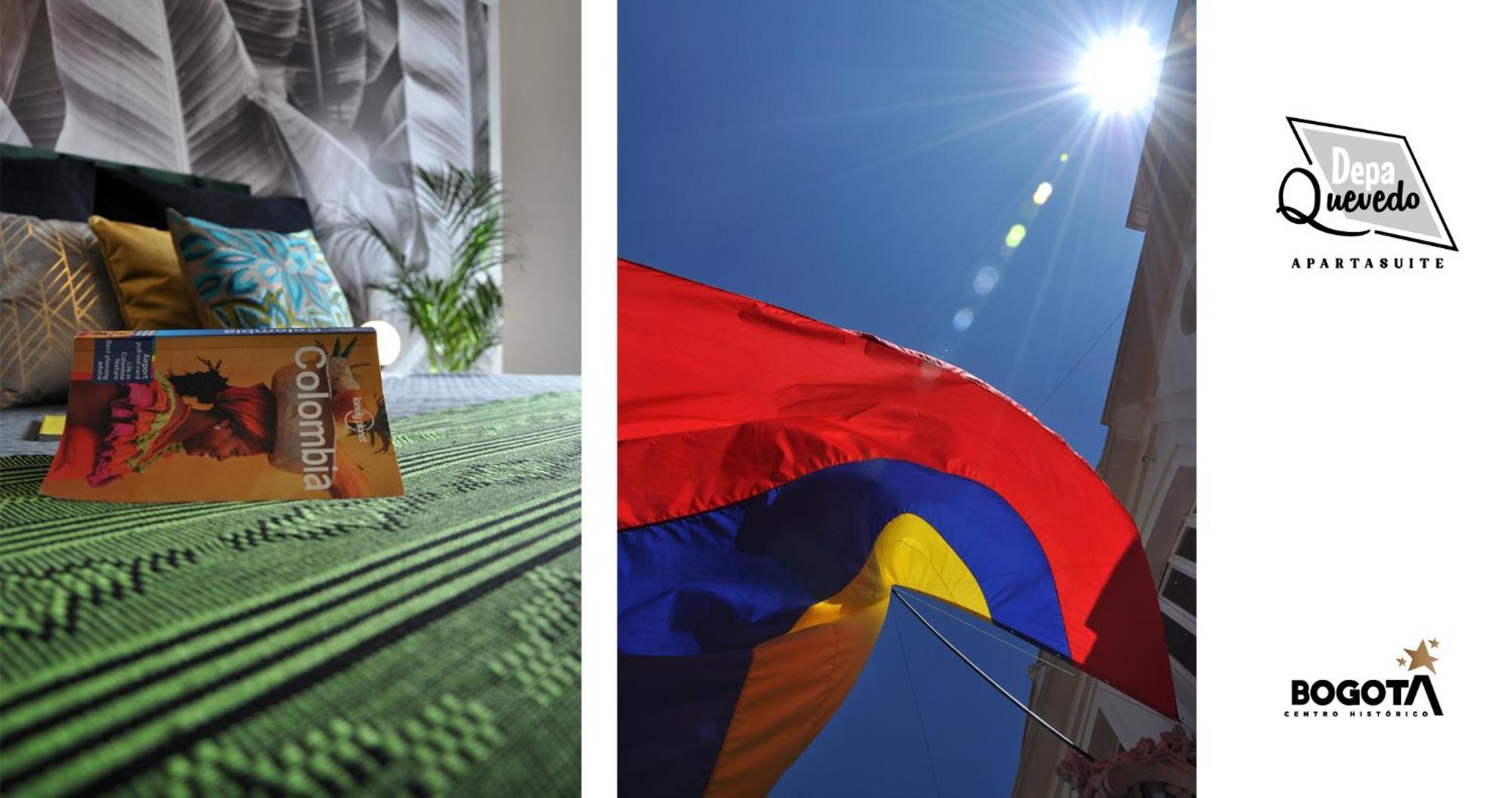 Depa Quevedo - Trendy Revamped Flat - Exceptional Spot In Bogota'S Historic Colonial Square - Candelaria Экстерьер фото